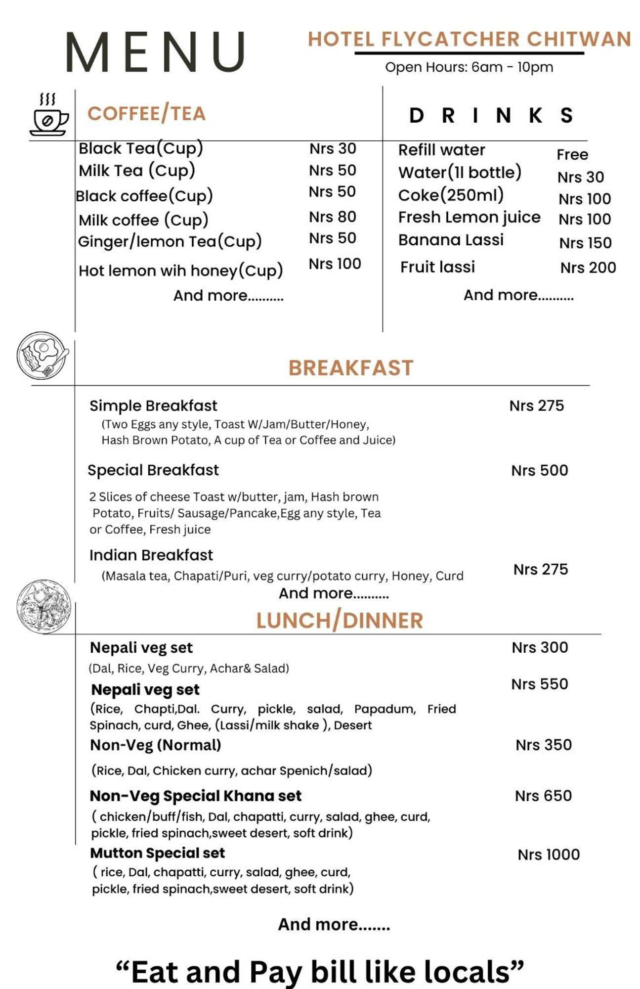 Hotel Flycatcher Chitwan- A Jungle Safari Home Sauraha Esterno foto